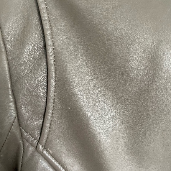 Gently worn joie leather jacket - Picture 2 of 4